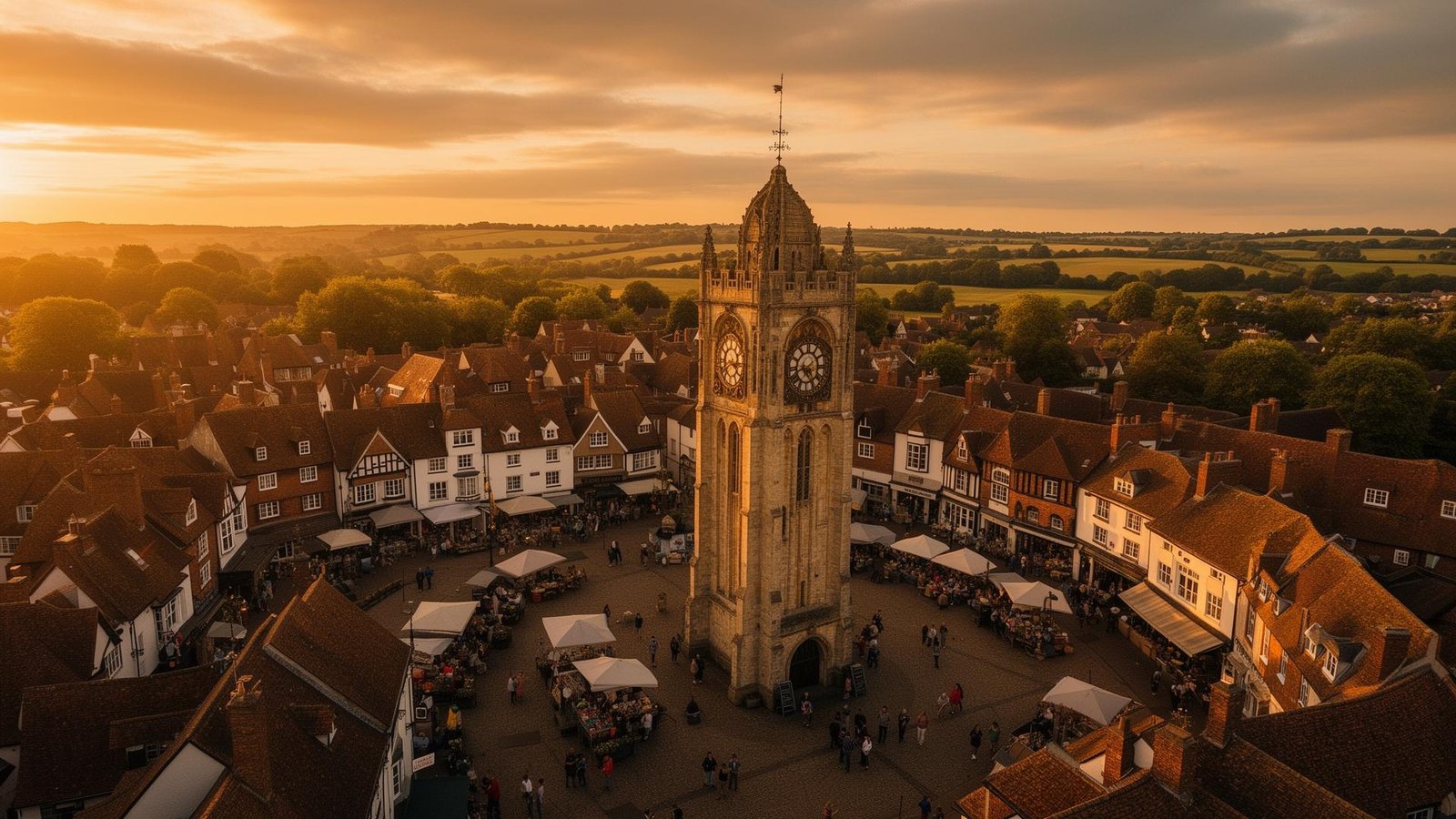 Aerial coverage in Aylesbury