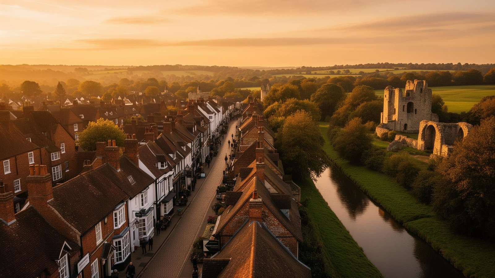 Aerial coverage in Berkhamsted