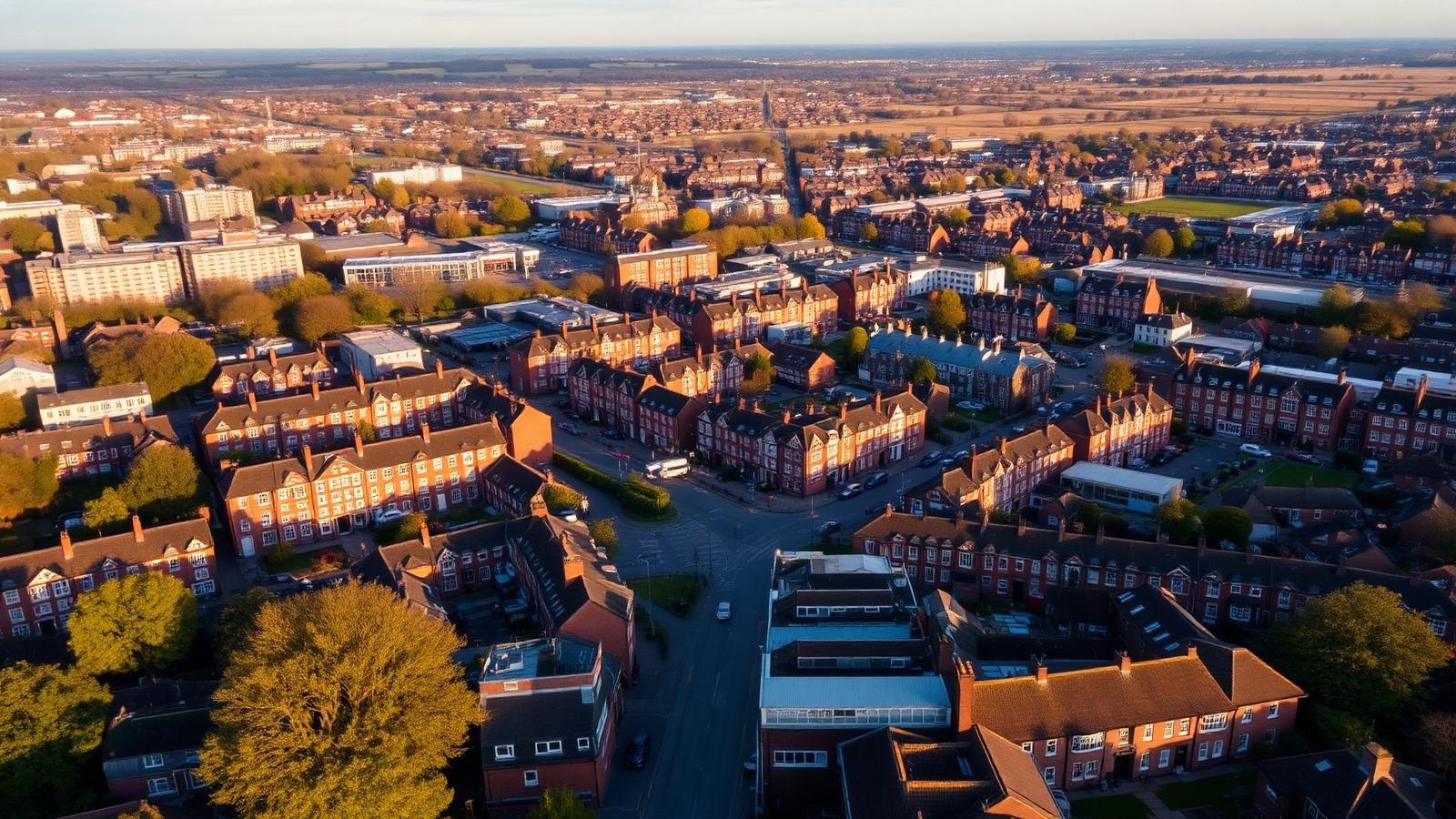 Aerial coverage in Luton