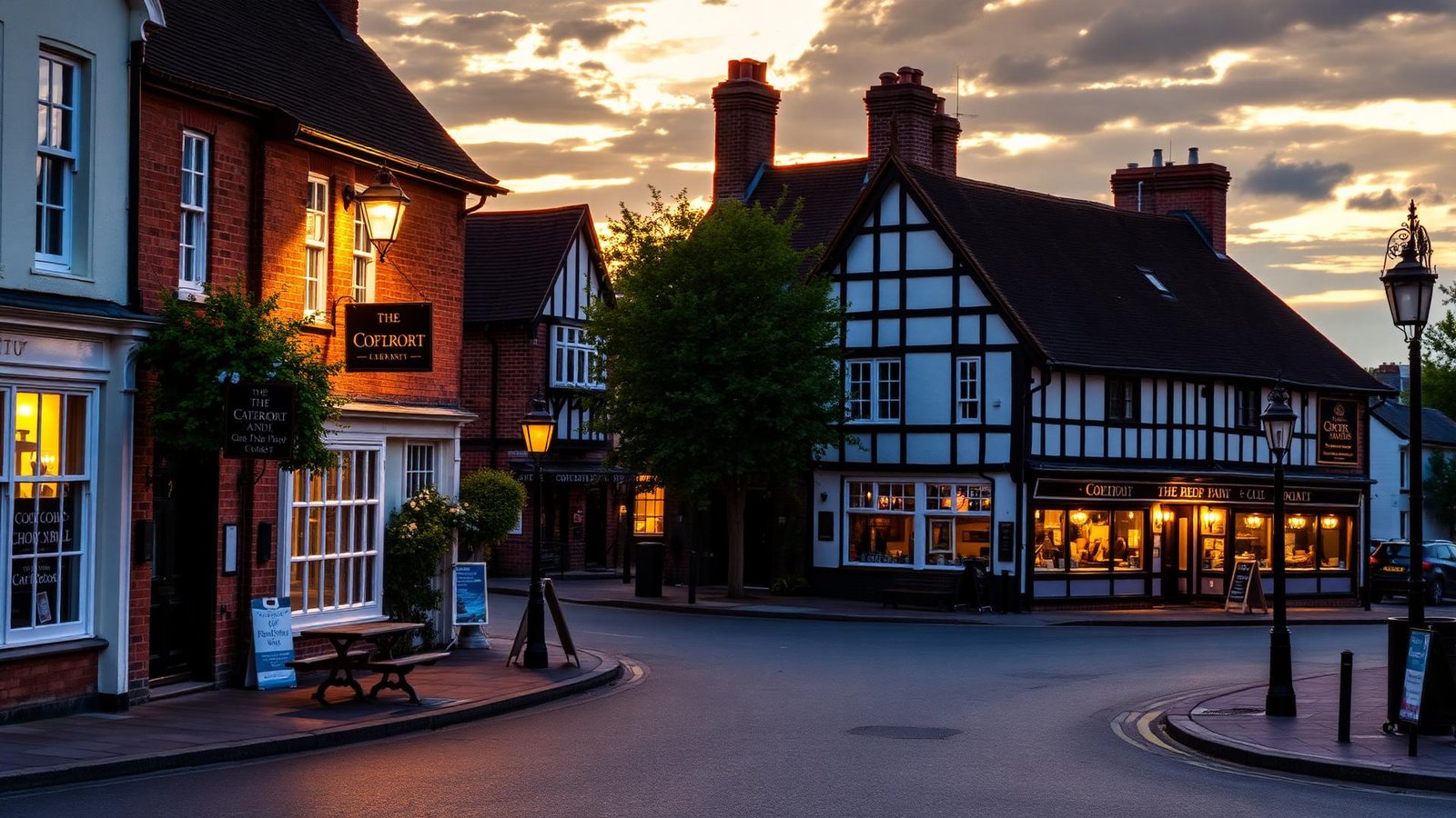 Aerial coverage in Stony Stratford